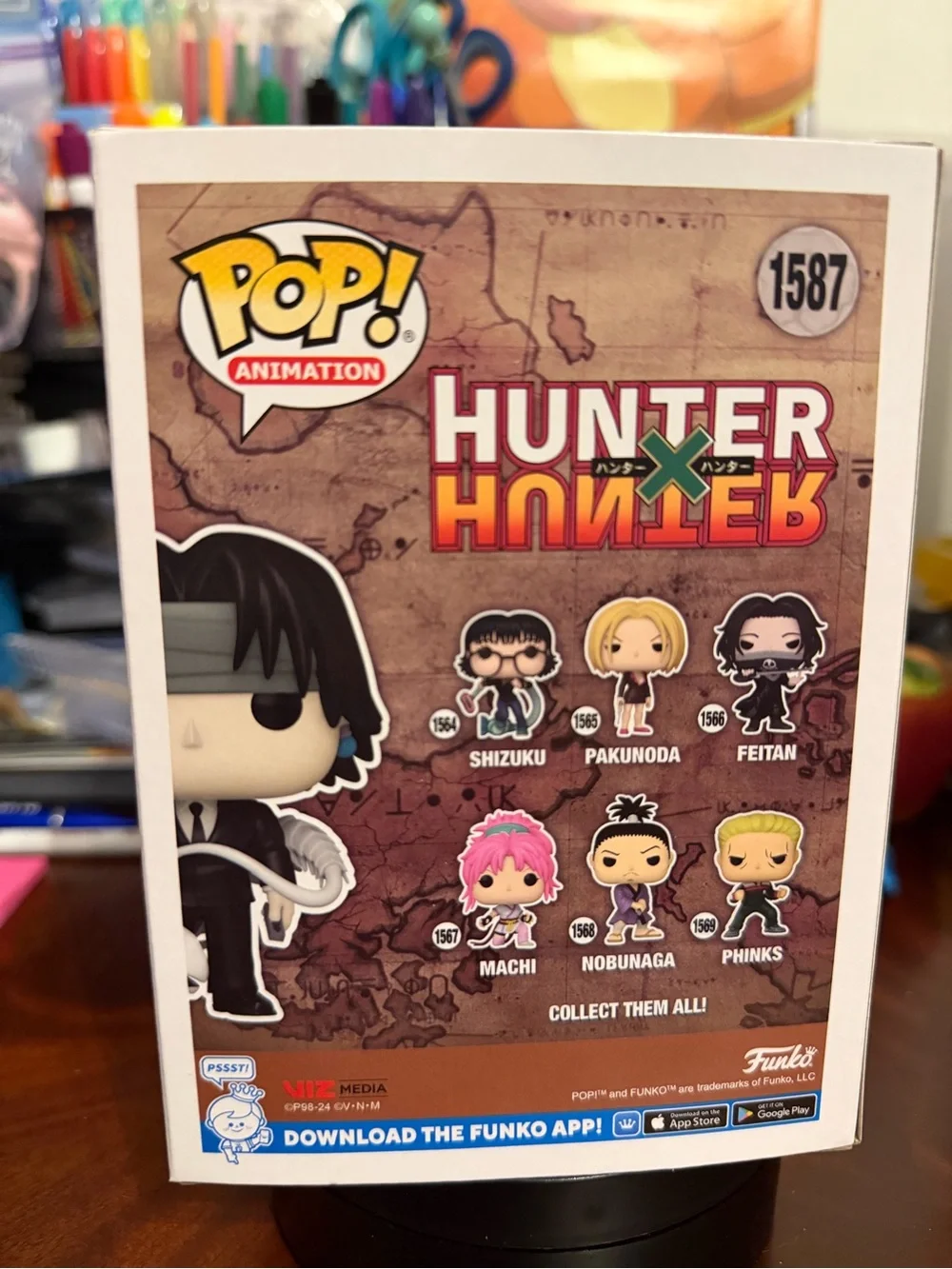 Funko Pop! Hunter X Hunter Animation Chrollo with Fish Figure - #1587 Exclusive